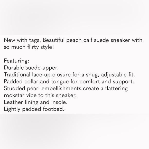 Women's Pink Suede Sneakers with Pearl Accents - Picture 5 of 5